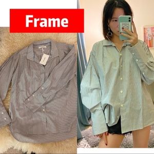 SOLD-Brand New With Tag. Frame Women’s Striped Shirt